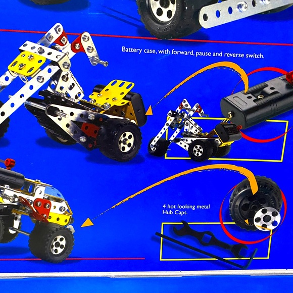 ERECTOR EVOLUTION SET 2 VTG 1995 CONSTRUCTION METAL SYSTEM IN ORIGINAL BOX - Picture 8 of 16